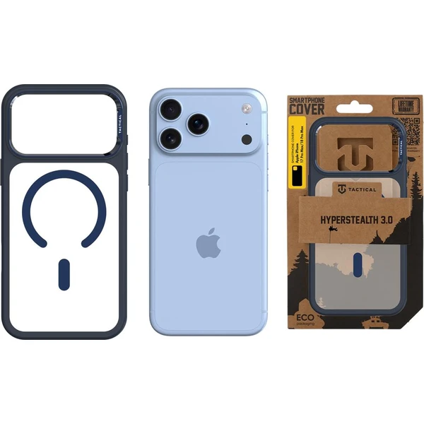 Tactical MagForce Hyperstealth 3.0 Kryt pre Apple iPhone 17 Pro Max/18 Pro Max Deep Blue - Puzdra - Obrázok f965cdde6cd14a28af2016017117f4ac