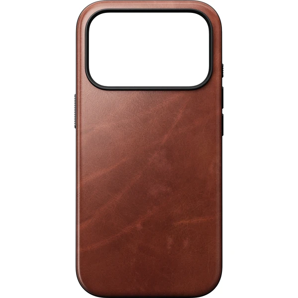 Nomad Modern Leather (Horween) MagSafe kožený kryt iPhone 17 Pro/18 Pro Olde Dublin - Puzdra - Obrázok f987b201bb664776b2b18dd26cf65e1c