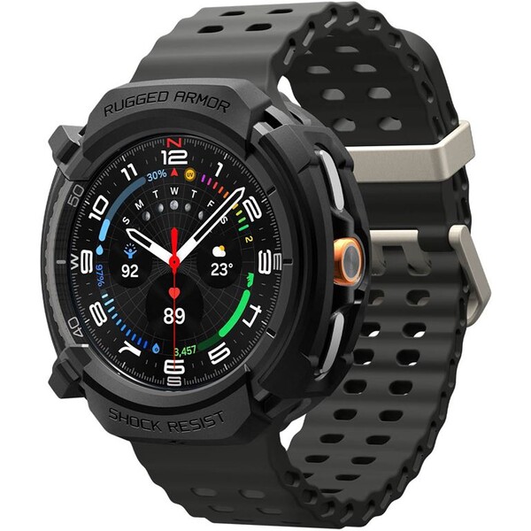E-shop Spigen Rugged Armor kryt Galaxy Watch8 Classic (46mm) matne čierny