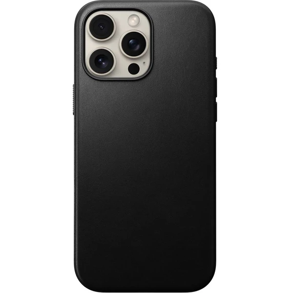 Nomad Modern Leather Case MagSafe kryt iPhone 16 Pro Max čierny - Puzdra - Obrázok f9932ff48de74e4d8a4da76b6b28c68d