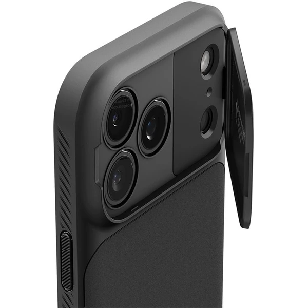 Spigen Optik Armor MagSafe kryt iPhone 17 Pro black - Puzdra - Obrázok f997cea48d604416850a6f06fe8a6300