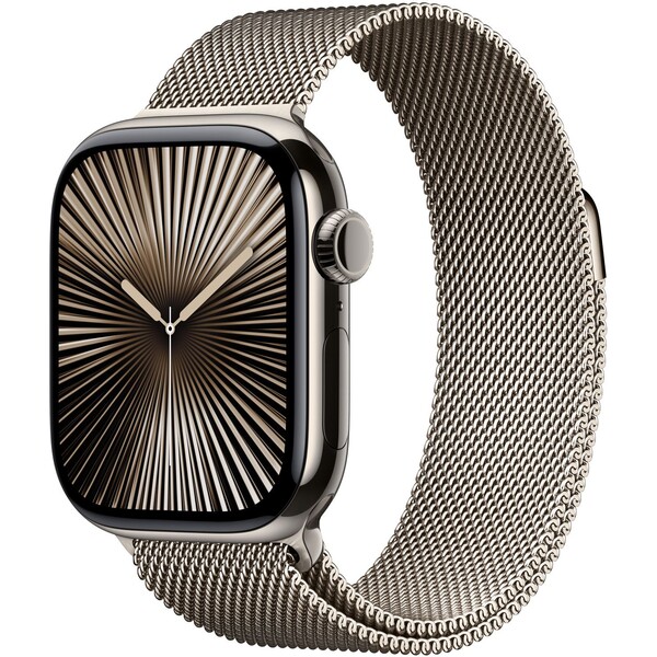 Apple Watch 42/41/40/38mm prírodný milánsky ťah