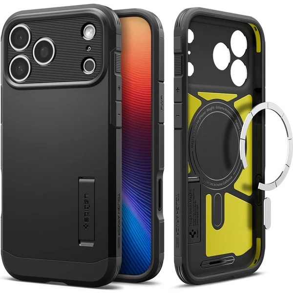 Spigen Tough Armor T MagSafe kryt iPhone 17 Pro black - Puzdra - Obrázok fa026397a4614725890b717bfcaad017