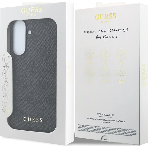 Guess 4G Charm kryt Samsung Galaxy A57 čierny - Puzdra - Obrázok fa05b13a114b44d6b53ebbee75006010