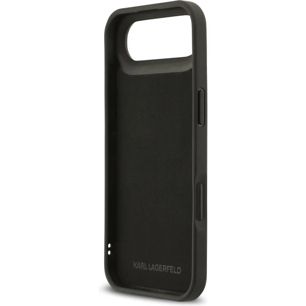Karl Lagerfeld 3D Rubber Karl and Choupette kryt iPhone Air čierny - Puzdra - Obrázok fa0cee05b7484546bd20416f690c62cc