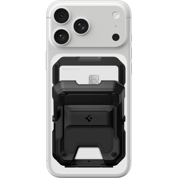 E-shop Spigen Tough Armor Pro Wallet MagSafe peňaženka pre 5 kariet čierna