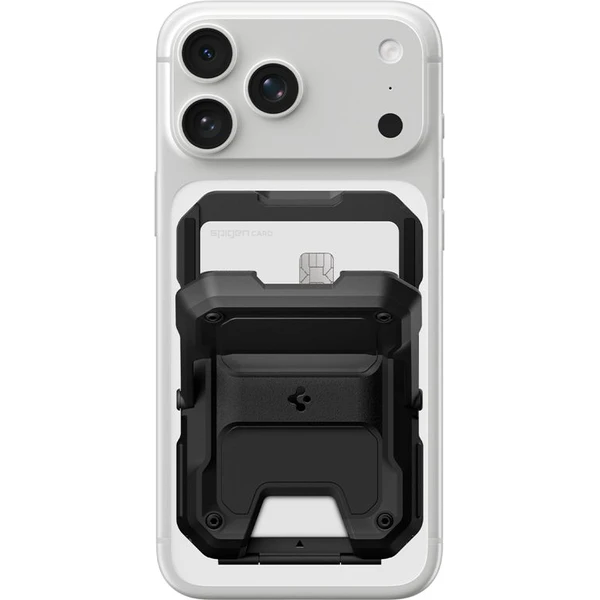 Spigen Tough Armor Pro Wallet MagSafe peňaženka pre 5 kariet čierna - Peňaženky - Hlavný obrázok