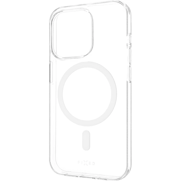 TPU gélový kryt FIXED MagStory AntiUV s podporou MagSafe pre Apple iPhone 15 Pro, číry - Puzdra - Hlavný obrázok