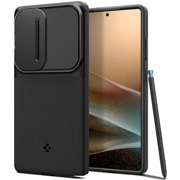 Spigen Optik Armor kryt Samsung Galaxy S25 Ultra čierny - Puzdra - Obrázok fa428f7b0c124c4191370feb08293775