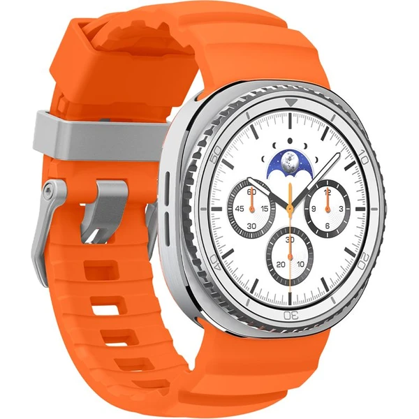 Spigen Silicone Band remienok Samsung Galaxy Watch8/Classic 46mm/44mm/40mm oranžový - Remienky - Obrázok fa44ce22cc334b6ba8a4e777565c3f16
