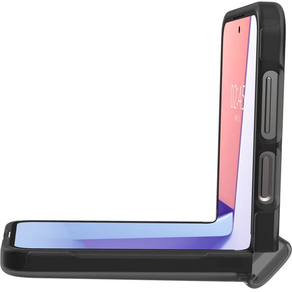Spigen Ultra Hybrid Pro krytý Samsung Galaxy Z Flip6/Z Flip7 FE sivý - Puzdra - Obrázok fa60c194f35f417ab3a3dedf8fb4cf83