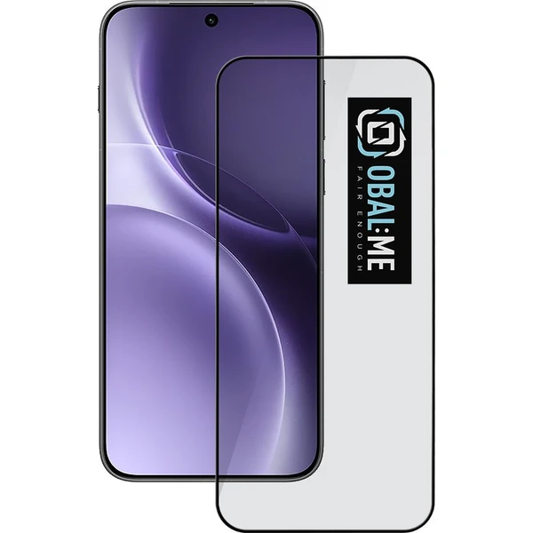 OBAL:ME 5D tvrdené sklo Vivo X300 Pro čierne - Ochranné fólie a sklo - Hlavný obrázok