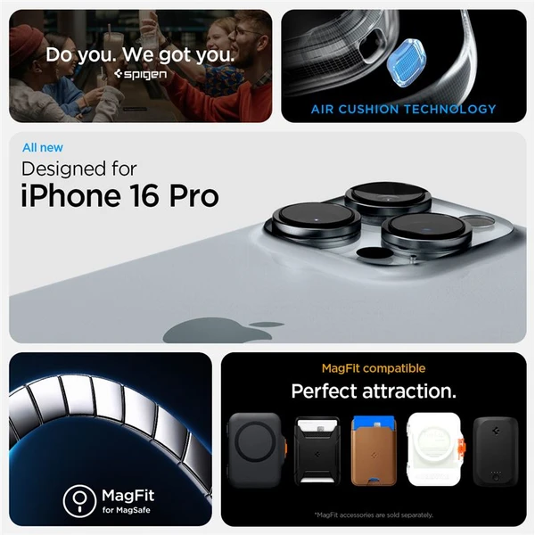 Spigen Tough Armor T MagSafe kryt iPhone 16 Pre čierny - Puzdra - Obrázok fadfcc2ad4054eed948254a6b16ea4b1