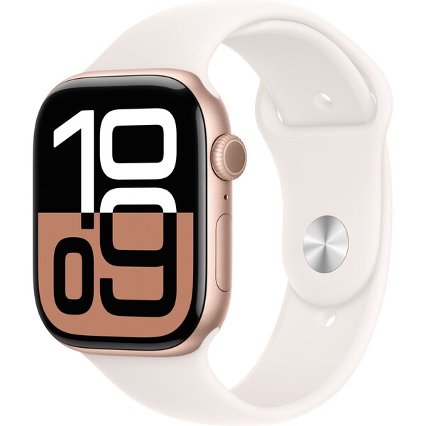 E-shop Apple Watch 49/46/45/44mm svetlo rumenný športový remienok M/L