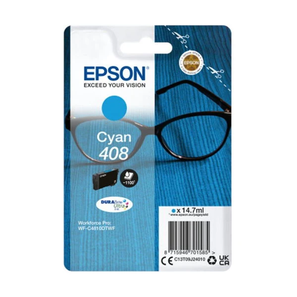 Epson 408 Spectacles DURABrite Ultra azúrový - Tonery - Hlavný obrázok