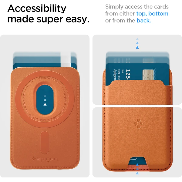 Spigen Valentinus MagSafe Wallet 3 Card peňaženka metallic orange - Peňaženky - Obrázok fb2838a003624197bad5c6b5f86da289
