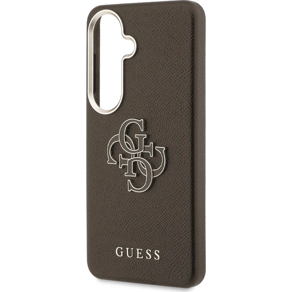 Guess PU 4G Resin Metal Logo kryt Samsung Galaxy S26+ hnedý - Puzdra - Obrázok fb30b9c2f66a4837b33baa8f25b99294