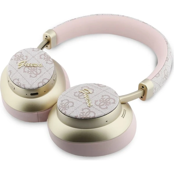 Guess PU 4G Gold Script Metal Logo ENC Bezdrôtová Slúchadlá Pink - Slúchadlá - Obrázok fb479c9c9f91421d861d691a408c0c36