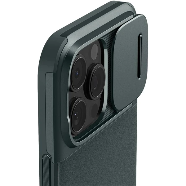 Spigen Optik Armor MagSafe kryt iPhone 16 Pro abyss green - Puzdra - Obrázok fb69c32ff8594bbfa0599e0c40b30005