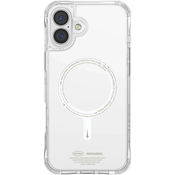 SKINARMA Saido Niteglow Mag-Charge kryt iPhone 16 Plus číry - Puzdra - Obrázok fb746c709af14cf795a8649cd8d4de16