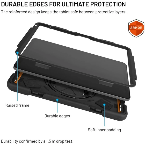 FIXED Rugged Tab Case odolné puzdro so stojanom iPad Pro 11" (2025) čierne - Puzdra - Obrázok fb793cec1a6c43f88359b5b06dbe6ec2
