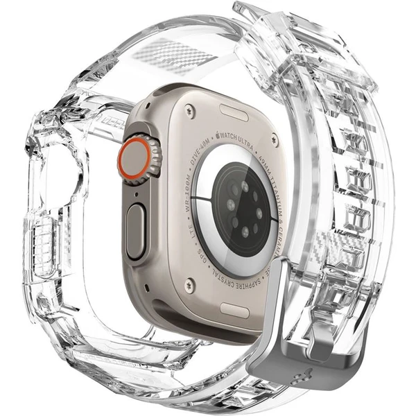 Spigen Rugged Armor Pro krytý s remienkom Apple Watch Ultra 3/2/1 (49mm) číry - Puzdra - Obrázok fb9d346fac6142f9bf2c8fccb227fc54