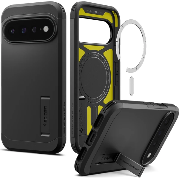 Spigen Tough Armor MagSafe, čierne - Google Pixel 11 Pro XL - Puzdra - Obrázok fba6a62e226e43a9b208967857fa0a64
