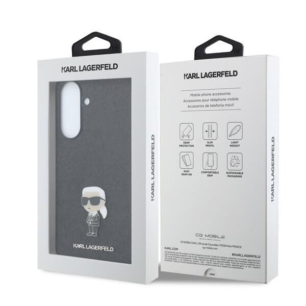 Karl Lagerfeld Fixed Glitter Metal Ikonik kryt Samsung Galaxy A37 čierny - Puzdra - Obrázok fbbd5055711d4fa982f2277aca6e43cb