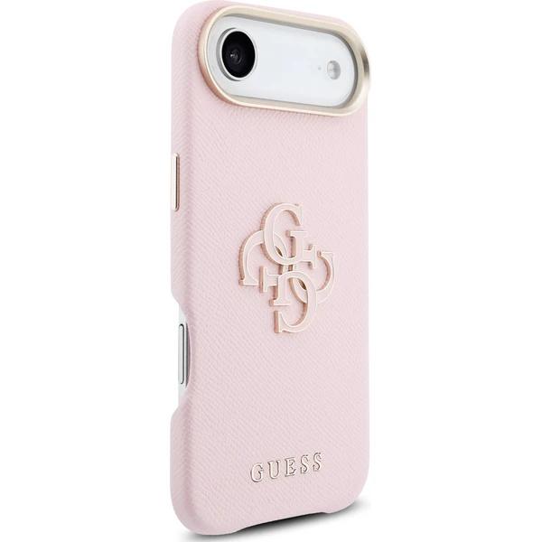 Guess PU Resin Logo kryt iPhone Air ružový - Puzdra - Obrázok fbec65cacb754392857a647adb2e3ec3