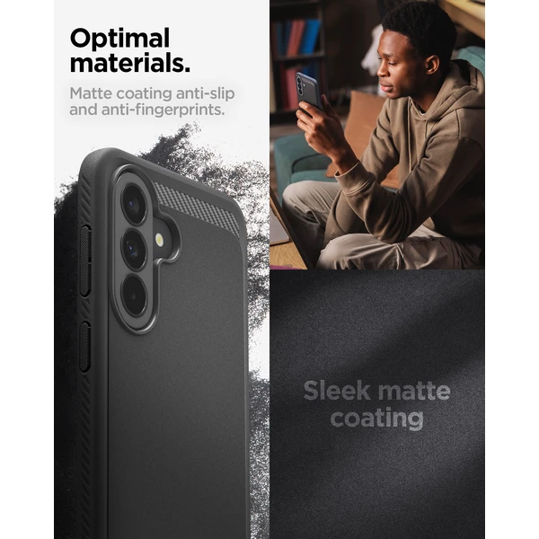Spigen Rugged Armor kryt Samsung Galaxy A37 5G matná čierna - Puzdra - Obrázok fbf6ebb69f6647faba9ddaf1d55fb9f0