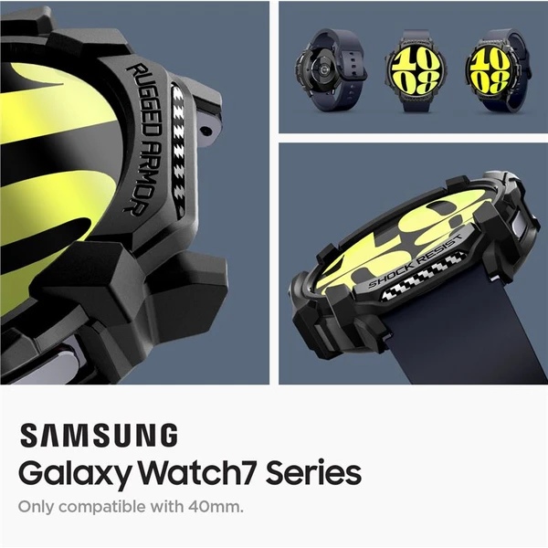 Spigen Rugged Armor púzdro Samsung Galaxy Watch7 (44mm) matne čierne - Puzdra - Obrázok fc00b6cce841440d9dd45e91439892d3