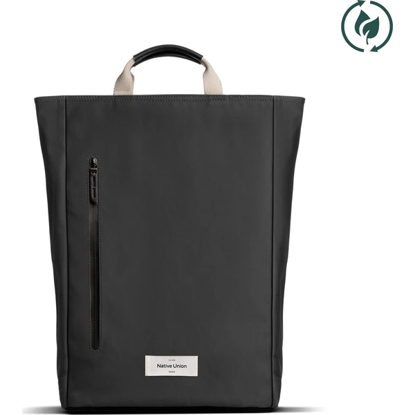 Native Union WFA Backpack batoh zo 100% recyklovaného plátna, black - Batohy - Hlavný obrázok