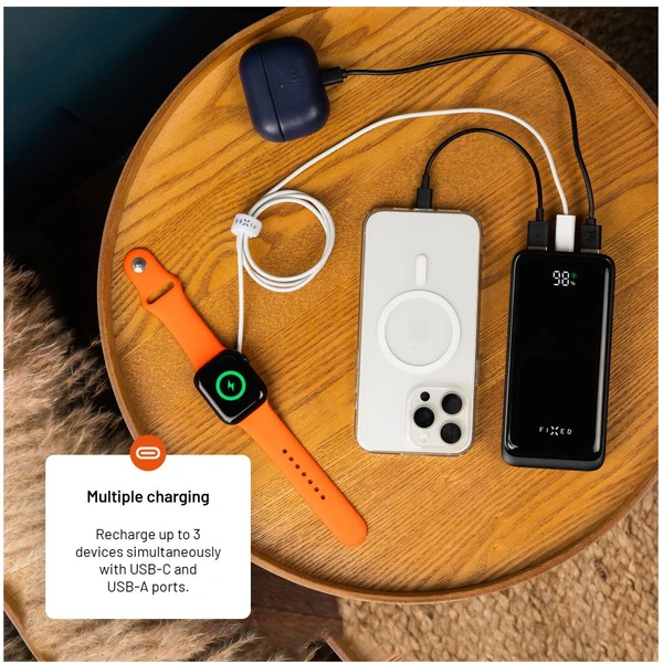 FIXED Zen2 10 powerbanka s LCD displejom a PD 20W, 10 000 mAh, čierna - Powerbanky - Obrázok fc6ae1a870c247a49a87e947cb94ecc5