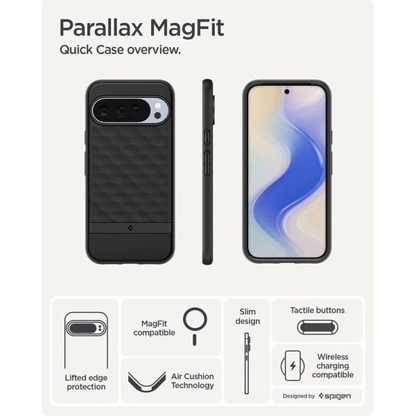 Spigen Parallax MagSafe kryt Google Pixel 10 Pro XL matne čierny - Puzdra - Obrázok fc9a1b62d9a74440b1ae3a30e5f96060