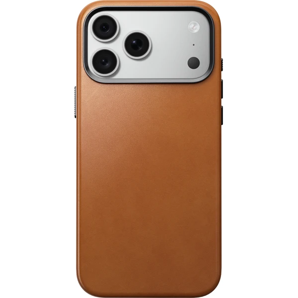 Nomad Traditional Leather (Horween) MagSafe kožený kryt iPhone 17 Pro Max/18 Pro Max Saddle - Puzdra - Obrázok fca21d6e09e94076abc0506b1126d68c