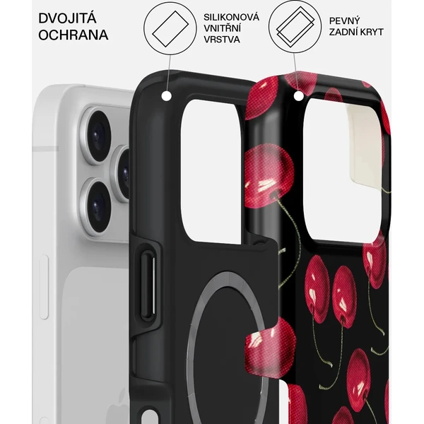 Burga Tough MagSafe kryt iPhone 17 Pro Cherrybomb - Puzdra - Obrázok fcbab55a72bc426587effcad2cf68895