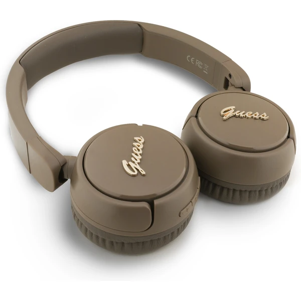 Guess Script Metal Logo bezdrôtové slúchadlá hnedá - Slúchadlá - Obrázok fd16a84686284a8abddf4028d5c9699a