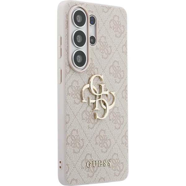 Guess PU 4G kovový kryt s logom Samsung Galaxy S26 Ultra ružový - Puzdra - Obrázok fd22286bc54242079ff9adc1c84a0111