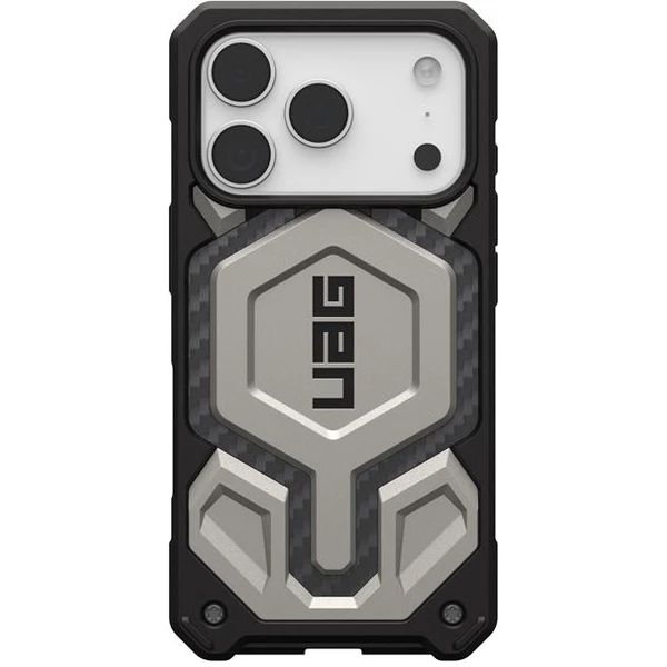 UAG Monarch Pro MagSafe Titanium kryt iPhone 17 Pro strieborný - Puzdra - Obrázok fd23f7ca07134c6c95227879d7294c52