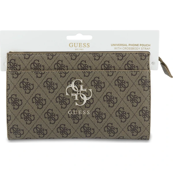 Guess PU 4G Metal Logo kabelka na telefón hnedá - Crossbody - Obrázok fd64fd8b29b64f79b2959e2293550f3b