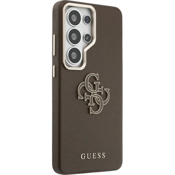 Guess PU 4G Resin Metal Logo kryt Samsung Galaxy S26 Ultra hnedý - Puzdra - Obrázok fd7d8898cbbb41b193b41459bce356f6