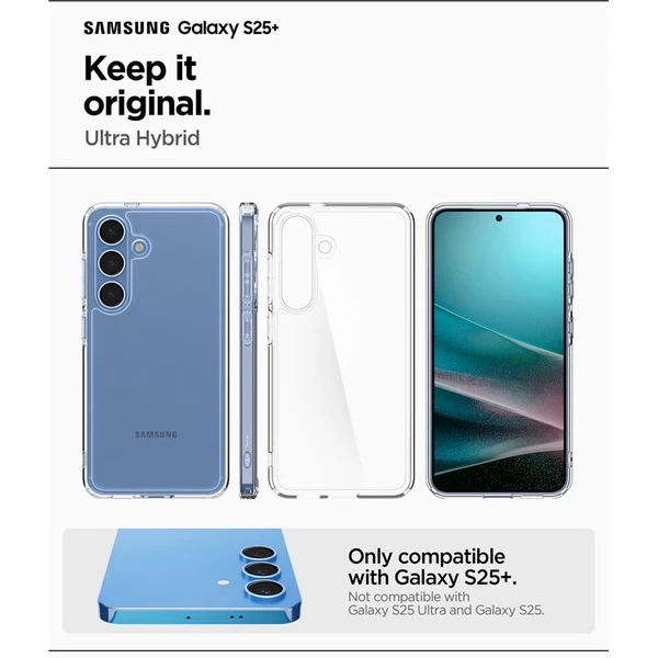 Spigen Ultra Hybrid kryt Samsung Galaxy S25+ číry - Puzdra - Obrázok fda3a8444ef049fd811d1da4291d48e6
