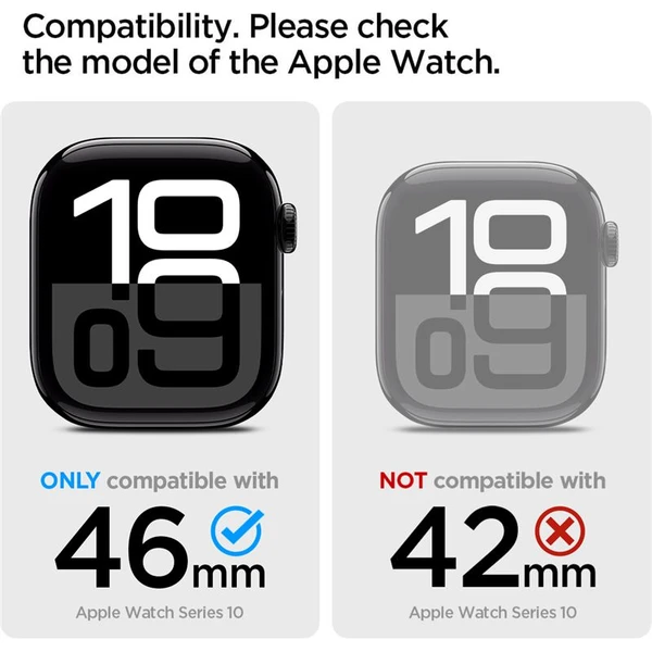 Spigen Liquid Air Pro kryt s remienkom Apple Watch 10/11 (46mm) čierny - Puzdra - Obrázok fdadc313b9a14e2ab28caf6efed39733
