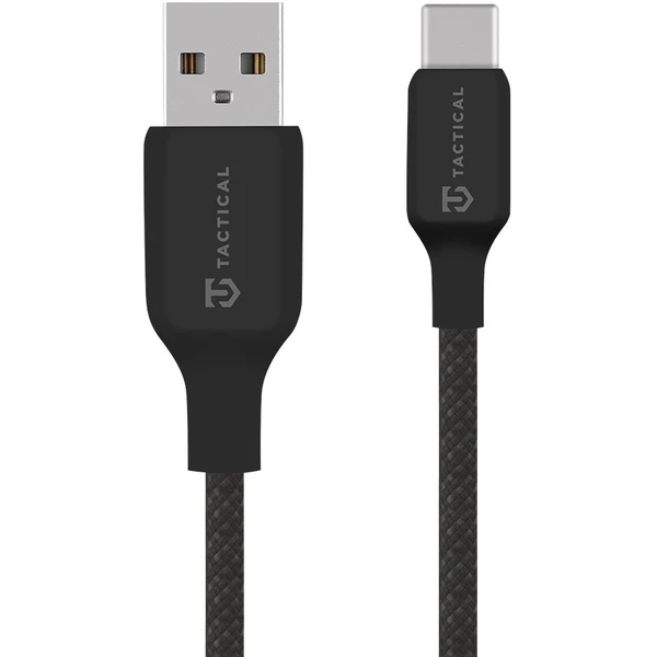 Tactical Stitch Thread USB-A/USB-C napájací kábel 15W 0,3m čierny - Káble a redukcie - Hlavný obrázok