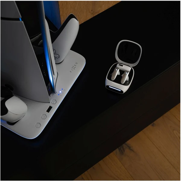 FIXED Game Pods TWS herné slúchadlá (kompatibilné s PS5/PS4/Nintendo Switch 1) biela - Slúchadlá - Obrázok fdba911e761f40bcb476d69b8132d3b1