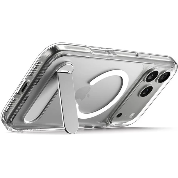 Spigen Ultra Hybrid S MagSafe kryt iPhone 17 Pro clear white - Puzdra - Obrázok fde8ef11503440798157d7b5768f50a9