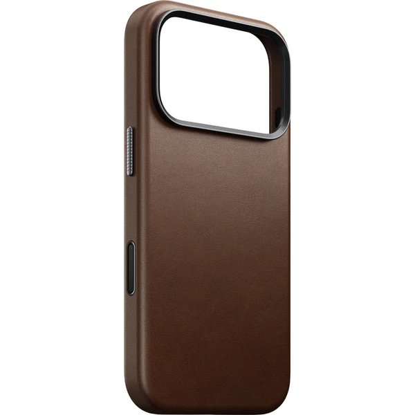 Nomad Traditional Leather MagSafe kožený kryt iPhone 18 Pro Brown - Puzdra - Hlavný obrázok