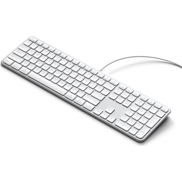 Satechi Slim LX3 drôtová klávesnica - US English - strieborná - Klávesnice - Obrázok fe17a7cf3d6b43df942476dd41eb73fc