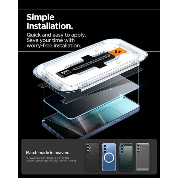 Spigen Glass tR EZ Fit HD (Privacy) tvrdené sklo Samsung Galaxy S25+/S24+ (2 ks) - Ochranné fólie a sklo - Obrázok fe50e62627c14544b728f88e32e04759