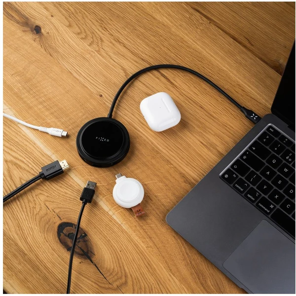 FIXED MagHUB 7-portový USB-C Hub s MagSafe, čierny - USB huby - Obrázok fe6afae0943b4d88956e822c84c8f25b